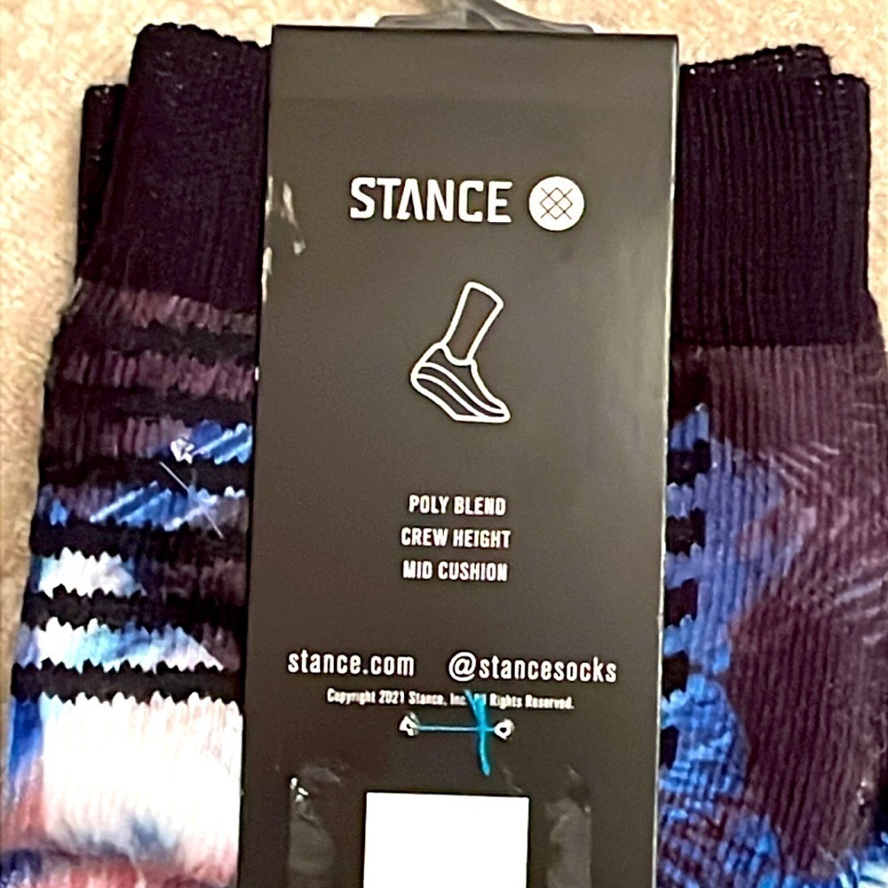 Brand New Stance Dwayne Wade Collection Casual Crew Cushion Socks Tropical Miami - Picture 10 of 15